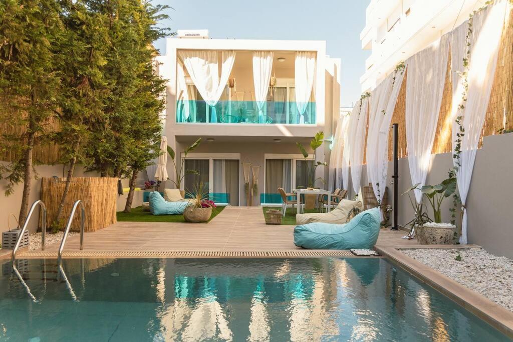 G&M Luxury Residence With Pool Chania  Buitenkant foto